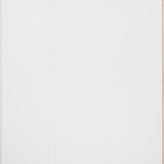 veggplate i trefiber 3-bord hvit 11x620x2390 mm
