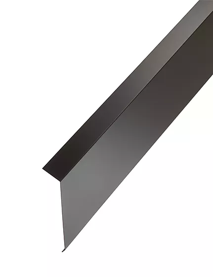 Takfot hardcoat sort stål 2,0 m