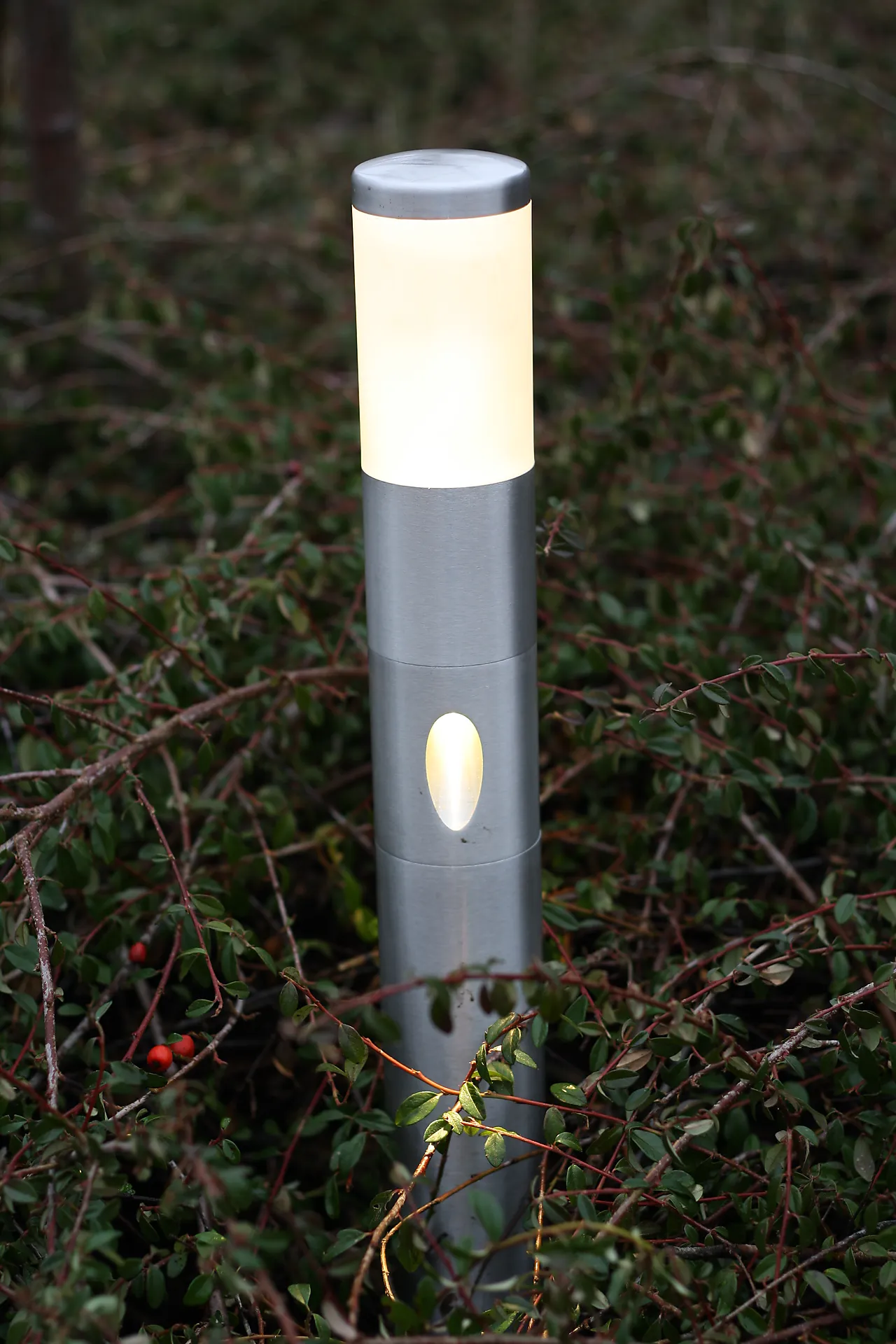 Hagelys LED frostet glass aluminiumstolpe 60 cm null - null - 3