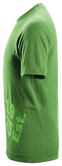 Snickers T-skjorte 2519 str L limegrønn