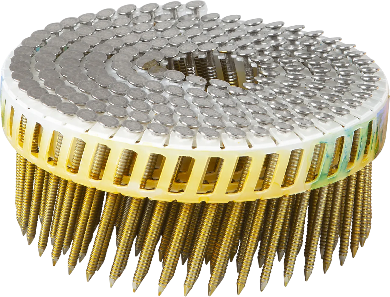 Spiker coil 15gr 2,5x50 a4 -1750 plastbåndet 15 grader syrefast stål null - null - 2 - Miniatyr