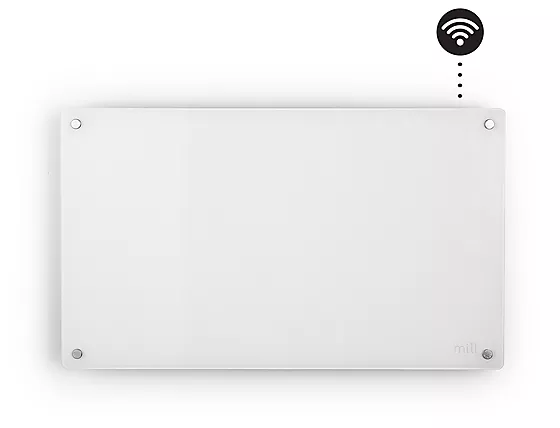 Panelovn hvit glass gen 3 wifi 700 watt