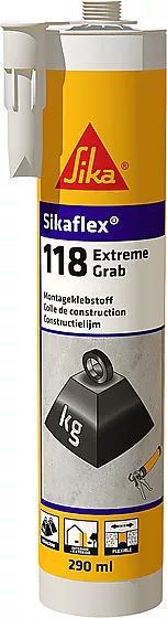 Monteringslim sikaflex-118 extreme grab hvit