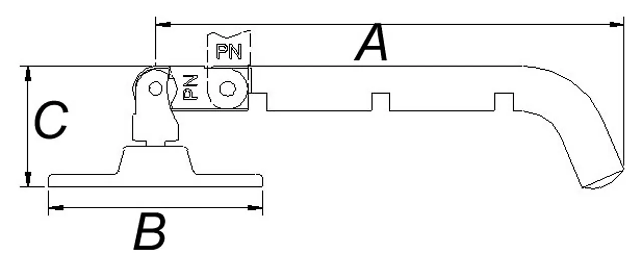 Sikringsbeslag M/Sperre Hvit null - null - 2 - Miniatyr