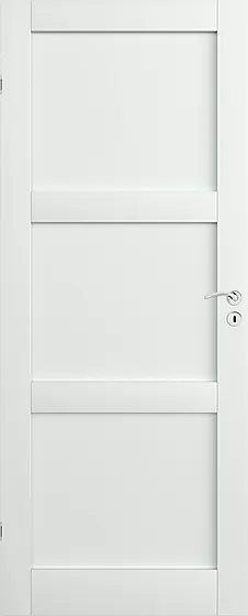 Scanflex Trend 3 dørblad hvit 80x210 cm