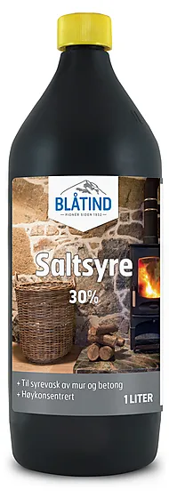 Saltsyre 30% Blåtind 1 liter