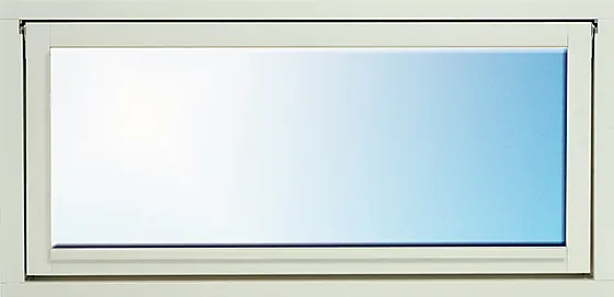 Topphengslet vindu 1,4 109x49 cm med ventil