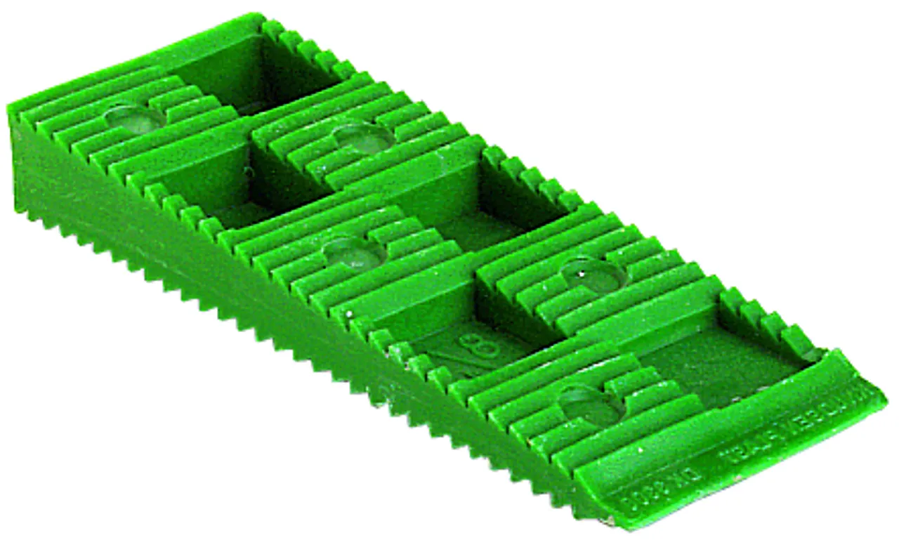 Grønn kile henge kort 10x30x80 mm pakke á 20 stk null - null - 2