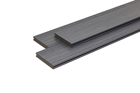 Terrassebord grå WPC 3260X140X23 mm