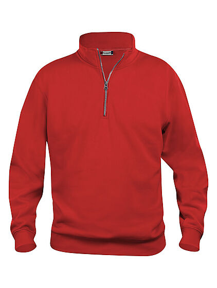 Basic genser half zip 021033 Rød M