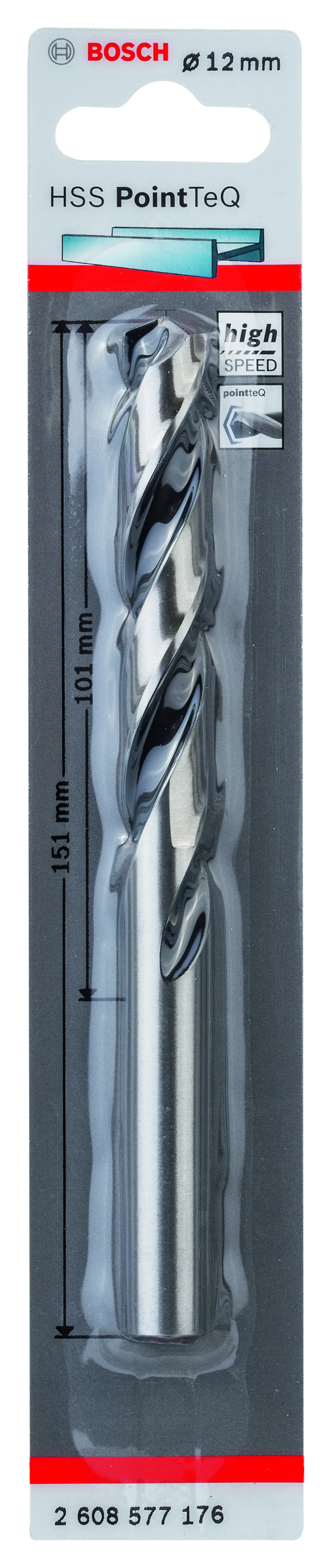 Metallbor pointtec hss-r 12,0mm