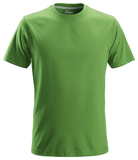 T-skjorte klassisk lys grønn str L