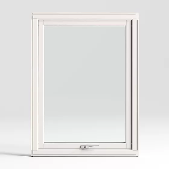 Toppsving vindu U12 60x60 cm hvit