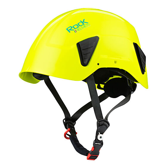 Dynamo hjelm hybrid gul 55-63 cm med hakestropp