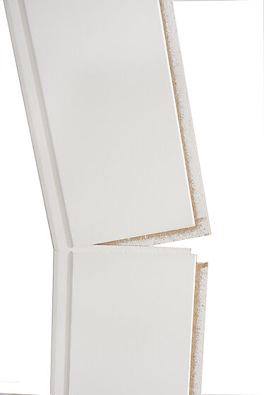 Panelbord klassisk hvit kostemalt 11x200x2420 mm