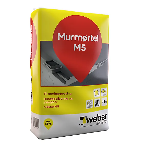 Weber Murmørtel M5 25 kg