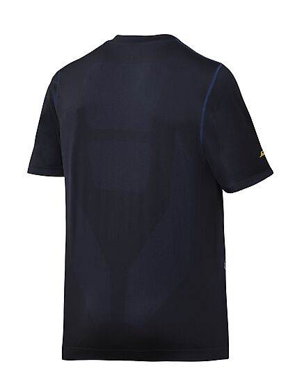 T-skjorte 2519 mørkeblå str S Snickers 37,5 tech flexiwork