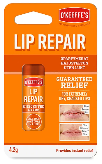 Leppepomade lip repair unscented 4,2 gram