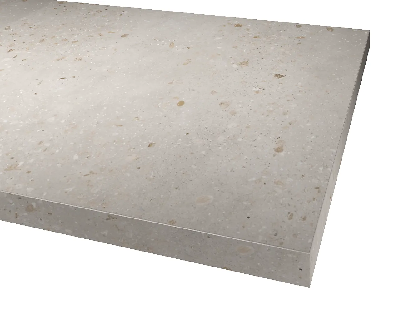 Benkeplate ABS 29x3020x610 mm terrazzo warm