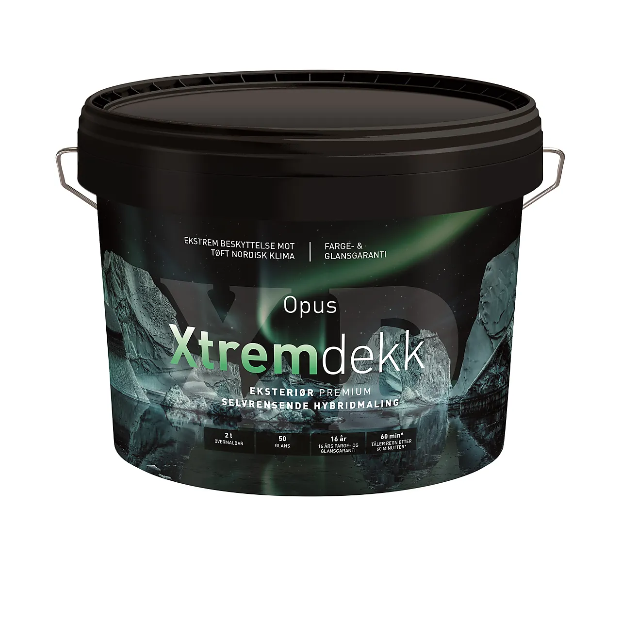 Hybridmaling Xtremdekk base oksydrød 9 liter