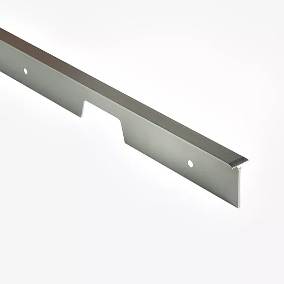 Dekklist til benkeplate PF R4 naturell aluminium 63 cm bred