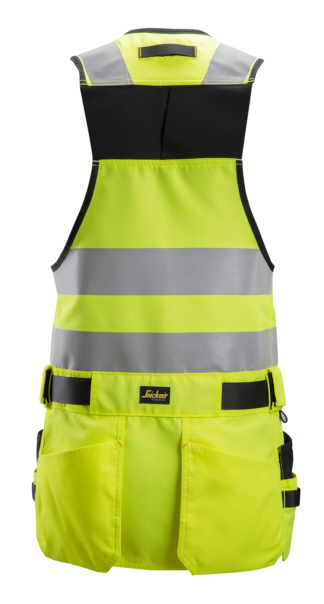 Håndverksvest 4230 AllroundWork kl.1 HiVis gul/sort L null - L - 2 - Miniatyr