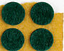 NKT filtknott 10mm grønn rund bk a30