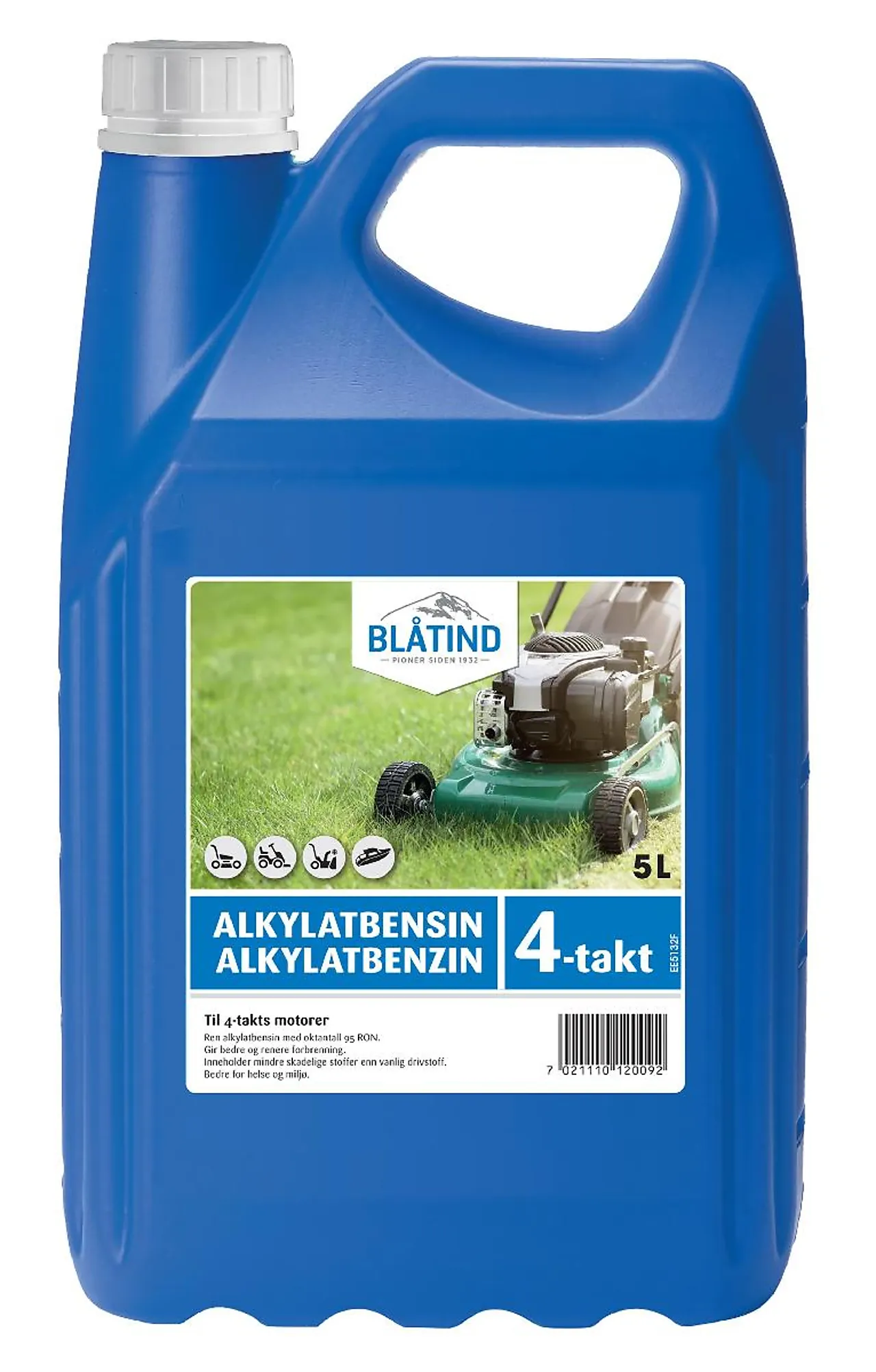 Alkylatbensin 4-takt 5 liter miljøbensin