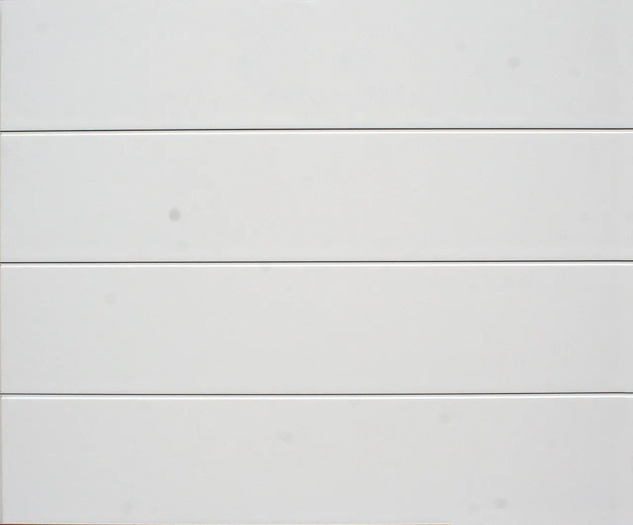 Garasjeport slett hvit 260 x 213 cm