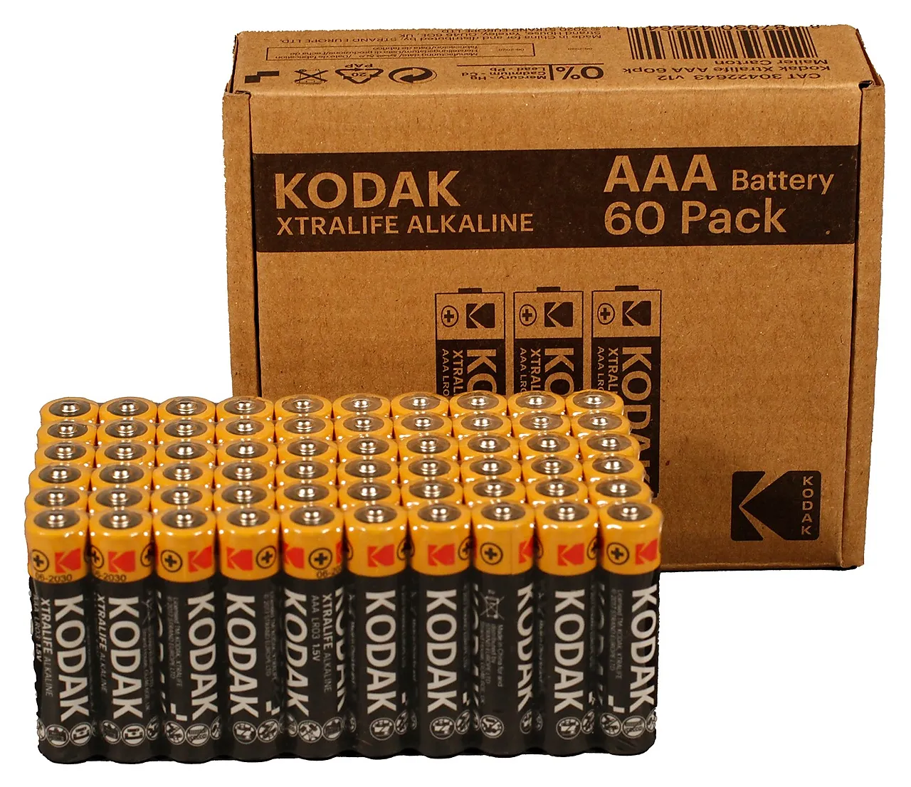 Batteri xtralife aaa 60pkkodak alkaline null - null - 2