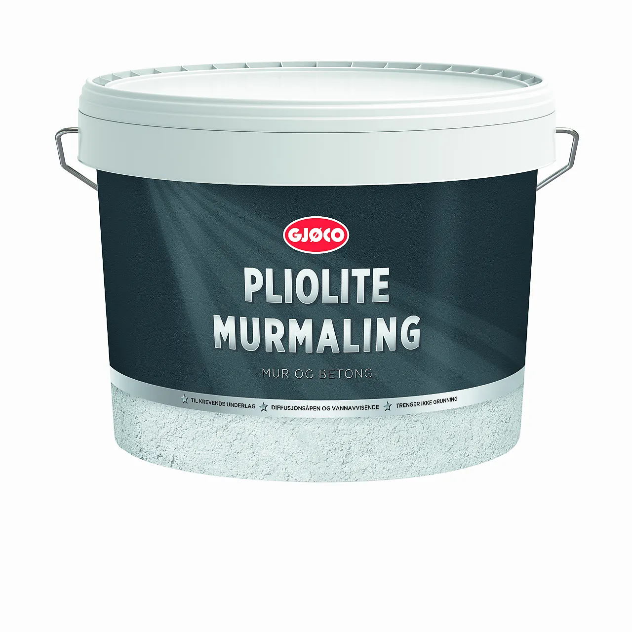 Pliolite murmaling base hvit 9 liter