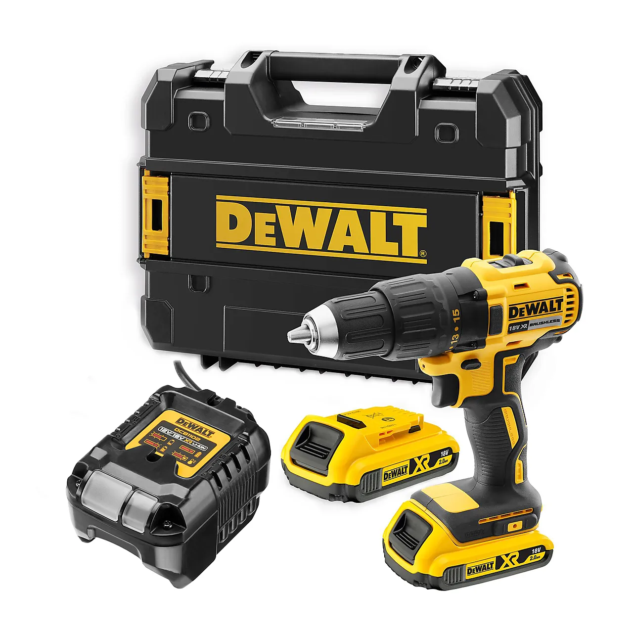 Drill 18 Volt XR DCD777D2T 2x2,0Ah null - null - 2 - Miniatyr