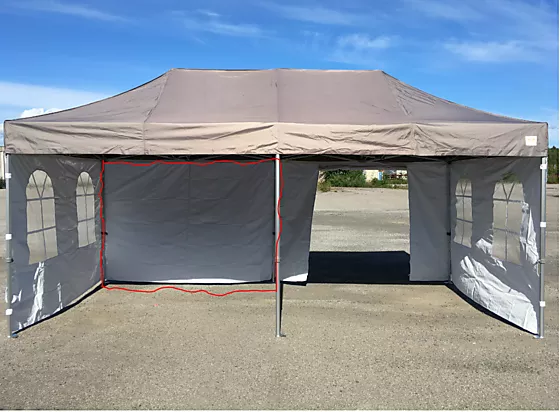Vegg til pop-up telt 2,10 x 3 meter tett