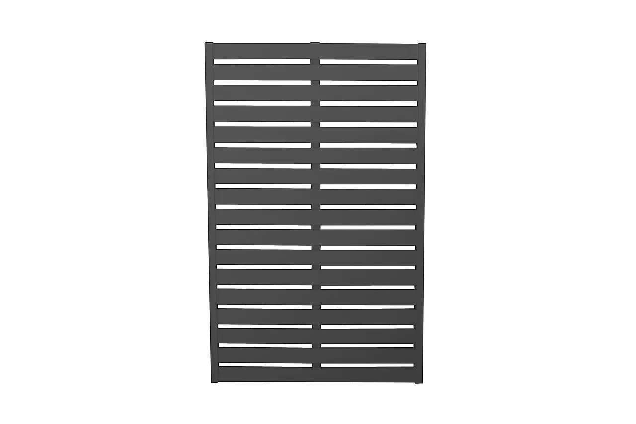 Levegg aluminium 90 x 142,5 cm sort null - null - 2 - Miniatyr