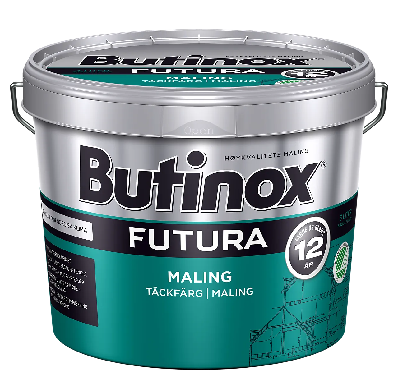 Futura gul- b 2,7l 2,7l butinox futura maling gul- b 2,7l null - null - 3 - Miniatyr