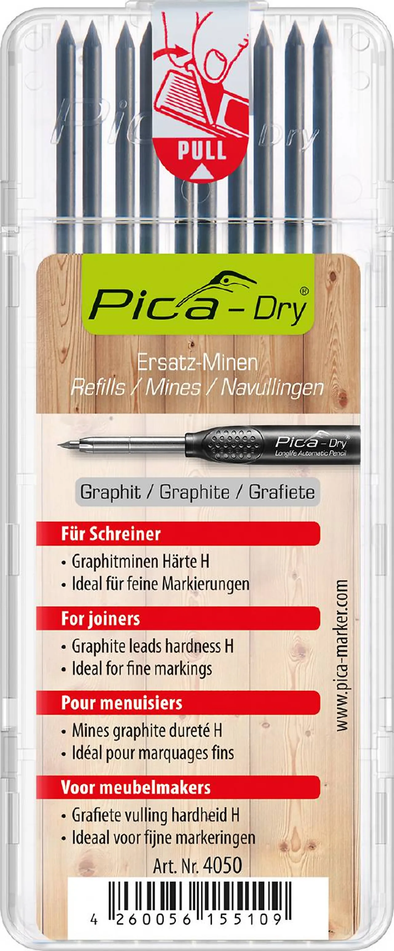 Stift pica dry grafit hard