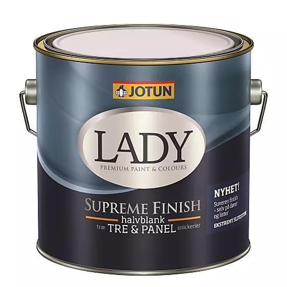 Jotun Lady Supreme Finish 40 hvit base 2,7 liter halvblank