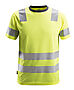 T-skjorte 2530 gul str M Snickers Workwear
