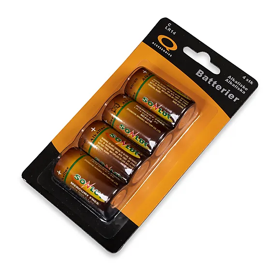 Q-tools batterier lr14 4 stk pr pak