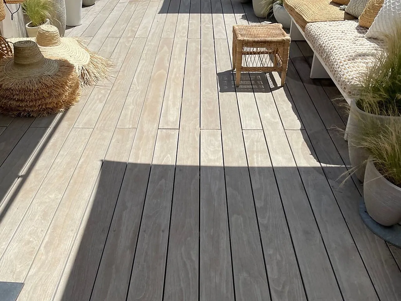 Terrassebord Clear glatt brun 22x142 mm null - null - 3 - Miniatyr