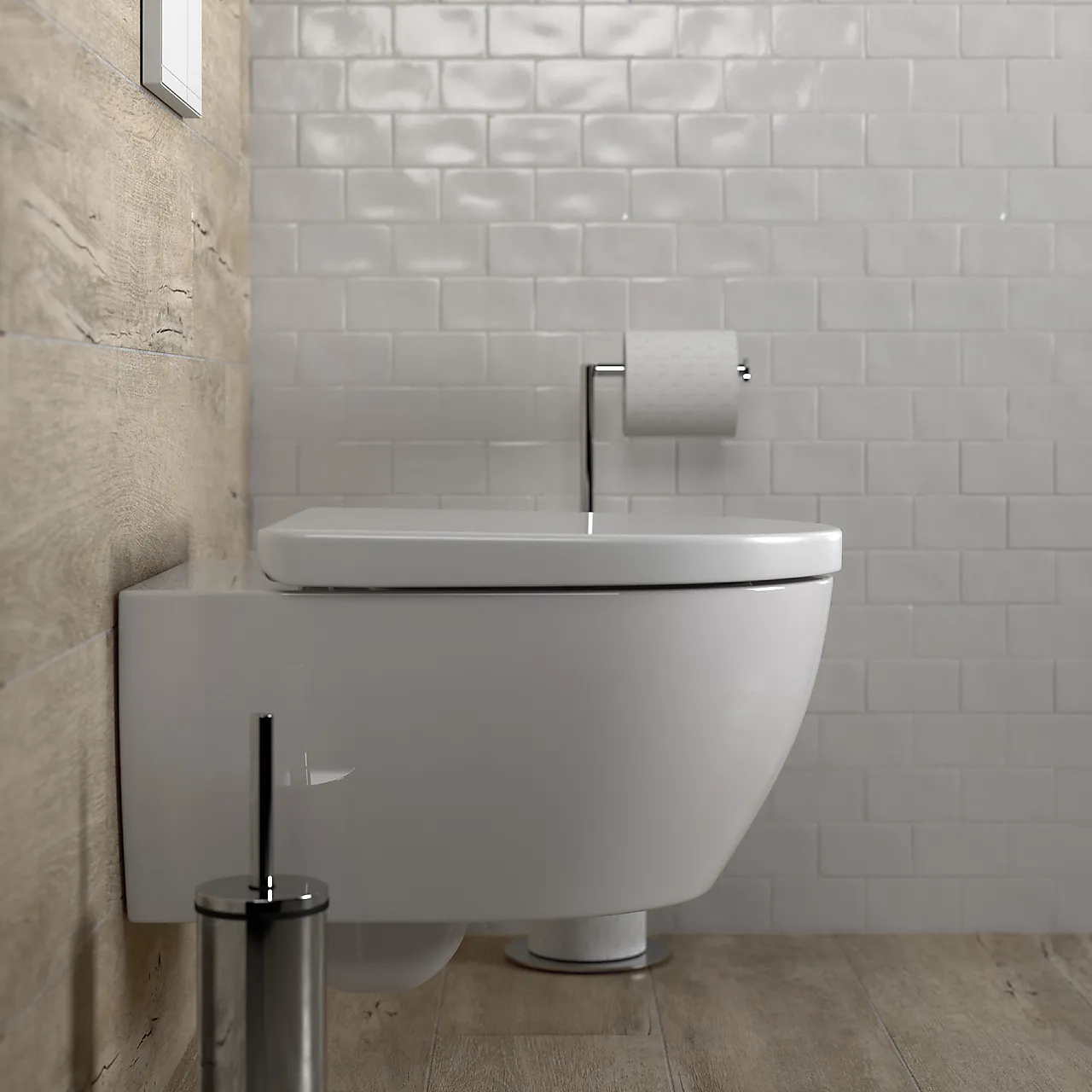 Edge toalettsete hvit soft close og quick release Espada null - null - 6