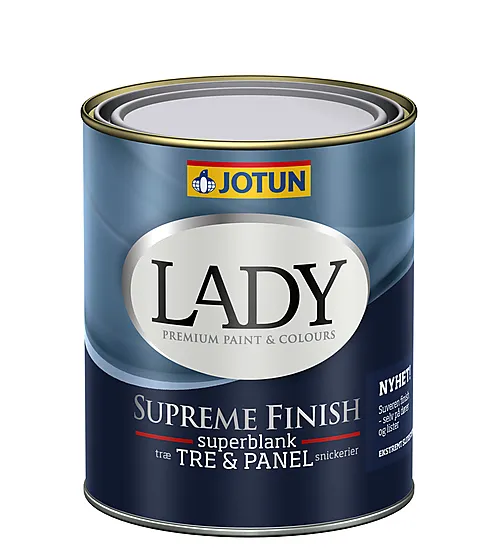 Lady Supreme Finish 80 hvit base 2,7 liter superblank