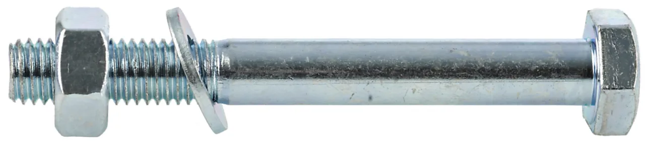 Sekskantskrue elforsinket M12x150 mm 8,8 m/mutter delgjenget DIN931/934 1 stk