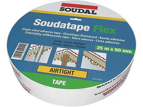 Tape flex innvendig dampsperre 60 mm x 25 meter