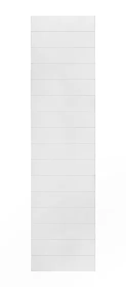 Baderomsplate hvit snø høyglans flis 60x15 cm 11x620x2400 mm
