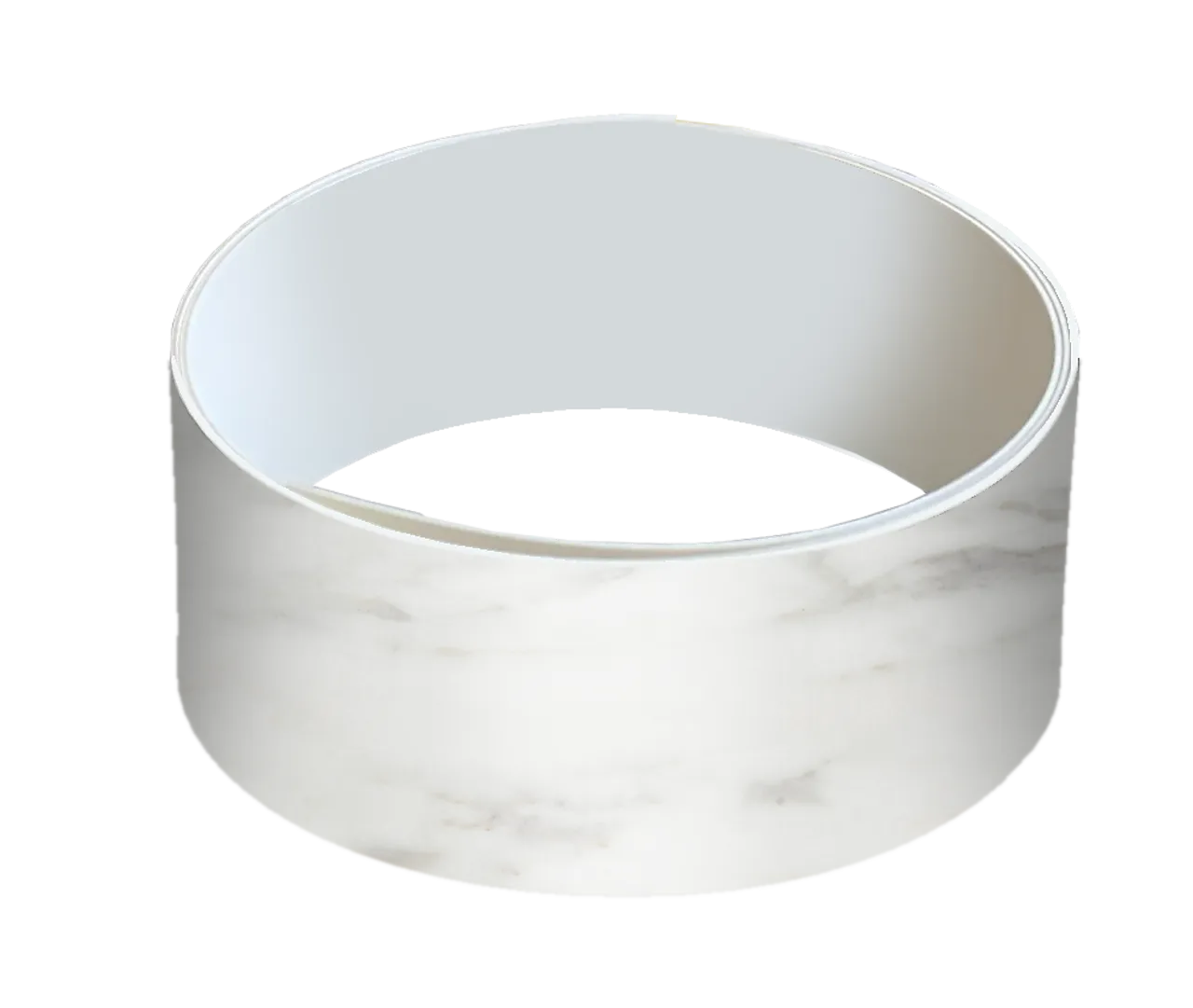 Kantlist abs marble white 650mm null - null - 2 - Miniatyr