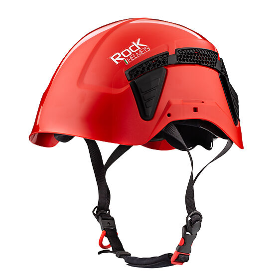 Dynamo hjelm plus rød 54-62 cm med hakestropp