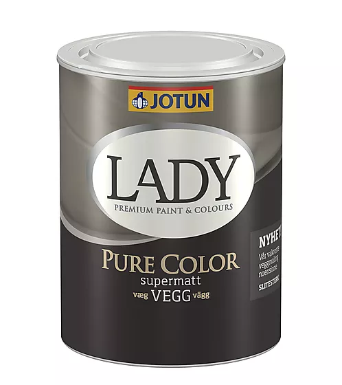 Lady pure color supermatt hvit base 0,68 liter
