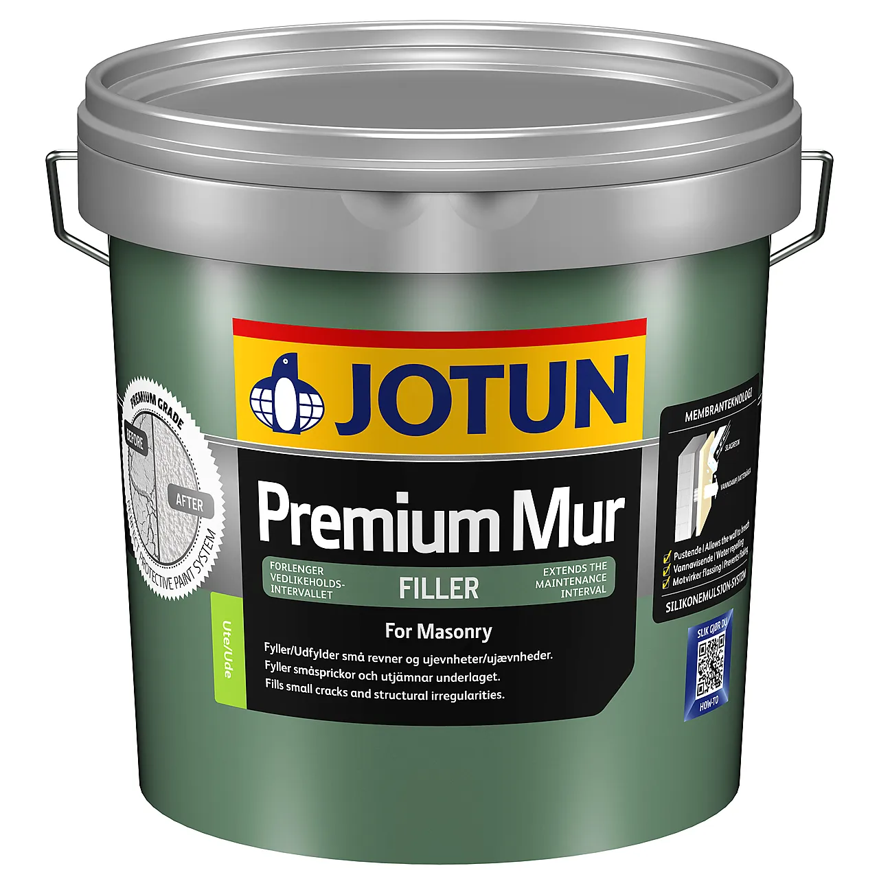 Premium mur filler 2,7 liter