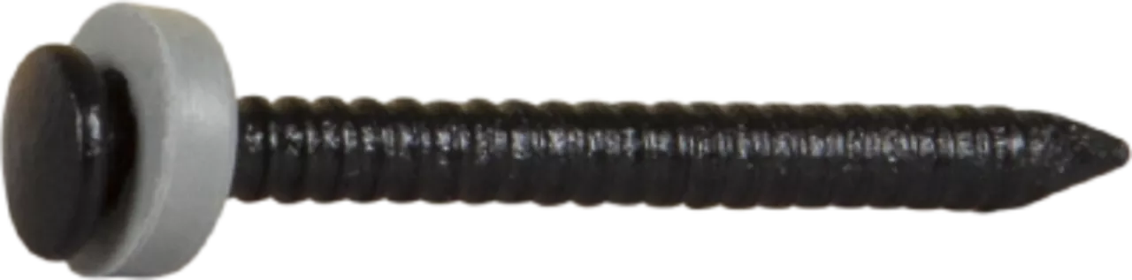Blikkspiker svart 2,5x30 fzv -200 med tetting varmforsinket stål null - null - 3 - Miniatyr